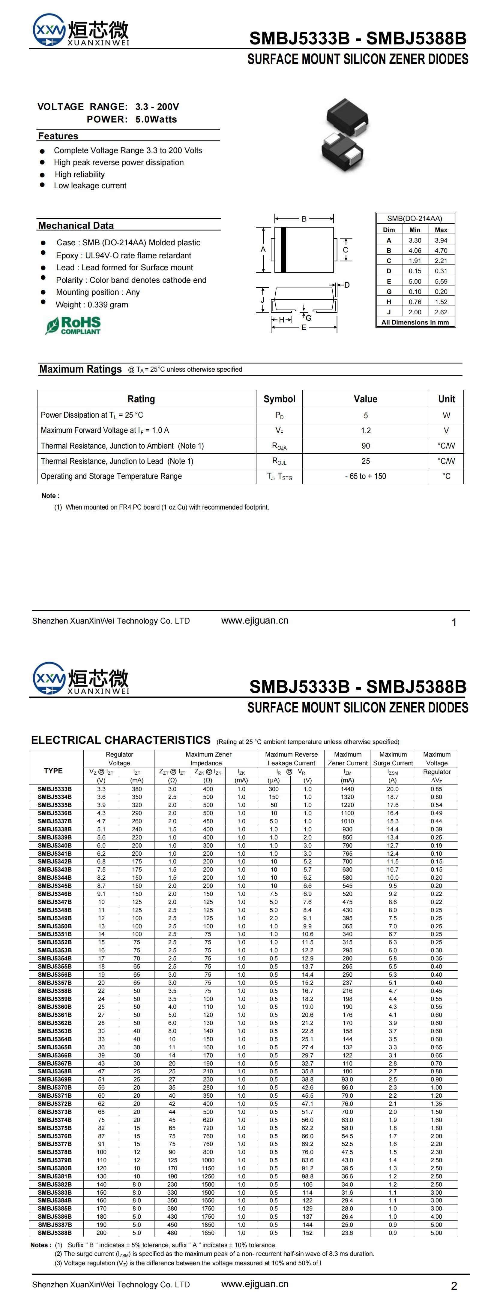 SMBJ5350B